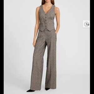 Bebe Pinstripe Vest and Pant Suit